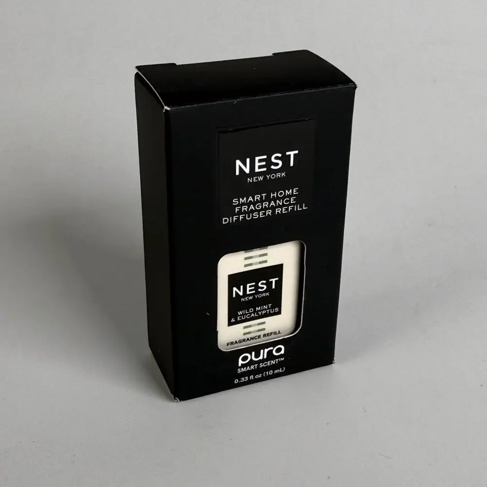 Pura NEST Wild Mint and Eucalyptus Fragrance Smart Scent Refill New in Box